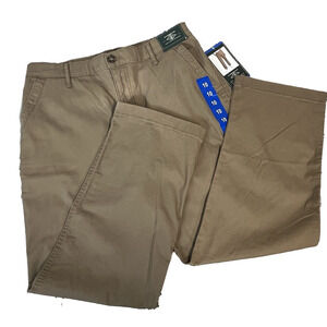 G. H. Bass & Co. Chino Ankle Pants size 10 Brown Stretch Casual Sportswear